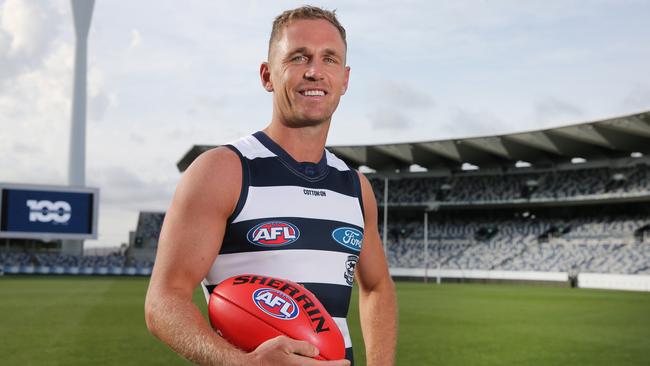 Joel Selwood is ready to captain Geelong for an incredible 10th season. Picture: Peter Ristevski