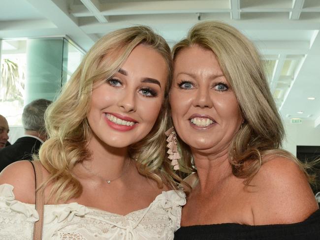 Isabella Coman and Belinda Otton at St Hilda’s Foundation Legacy Lunch at Sheraton Mirage, Main Beach. Picture: Regina King