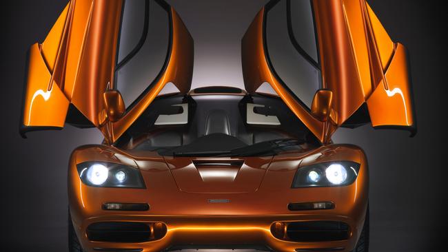 The McLaren F1 had head-turning butterfly doors.