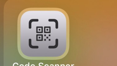 The iOS 14 update added a new QR code scanner.