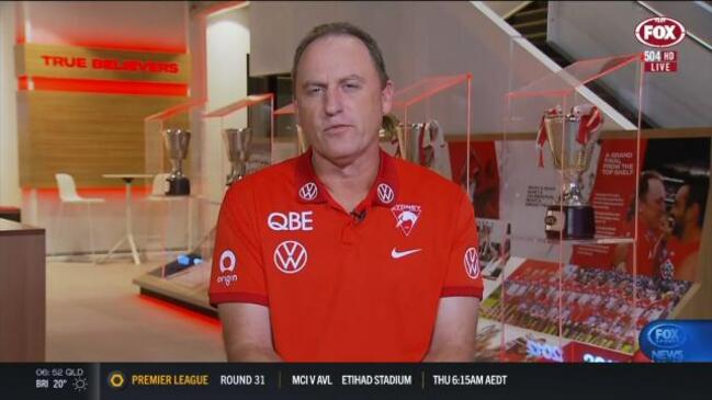 John Longmire tightlipped connected  Wicks situation