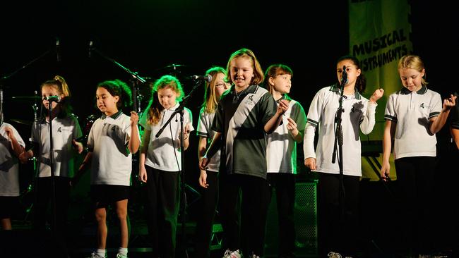 Melbourne School of Rock concerts at Epping. Greenvale Primary School.