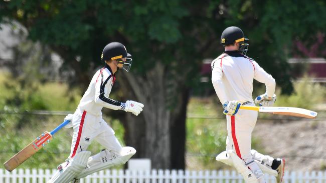 GPS First XI cricket between Gregory Terrace and Toowoomba Grammar School. Saturday January 28, 2023. Picture, John Gass