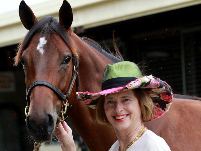 Open Day Inspections at the Magic Millions Yearling Sales . Gai Waterhouse inspects a yearling from Glenlogan Park Stud . Picture Mike Batterham