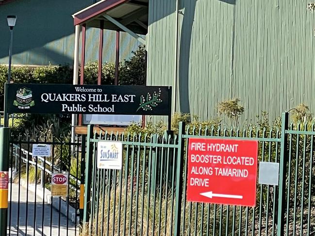 Quakers Hill East Public School. Picture: Ben Talintyre