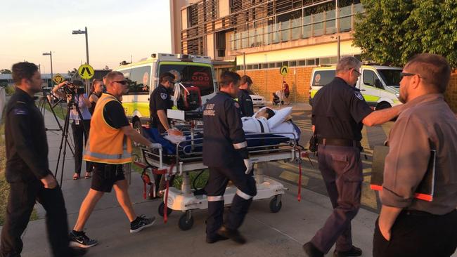 Du Hai Le was taken to Townsville Hospital for surgery following the October 2019 shooting. Source- Twitter