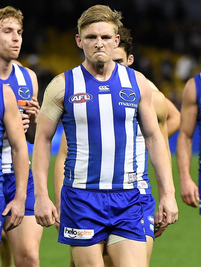 But if they defeat North Melbourne, then the wooden spoon and No.1 draft pick belongs to the Kangaroos.