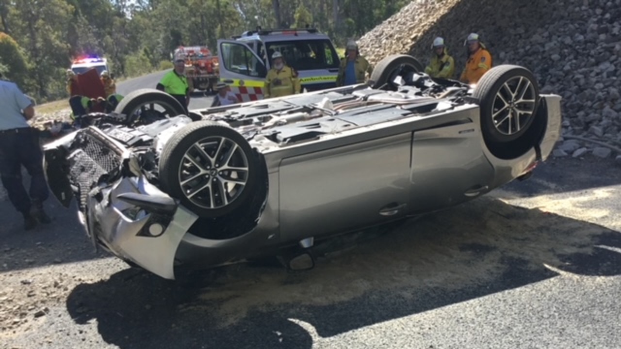 Pacific Highway crash incredible images of large drop Daily Telegraph