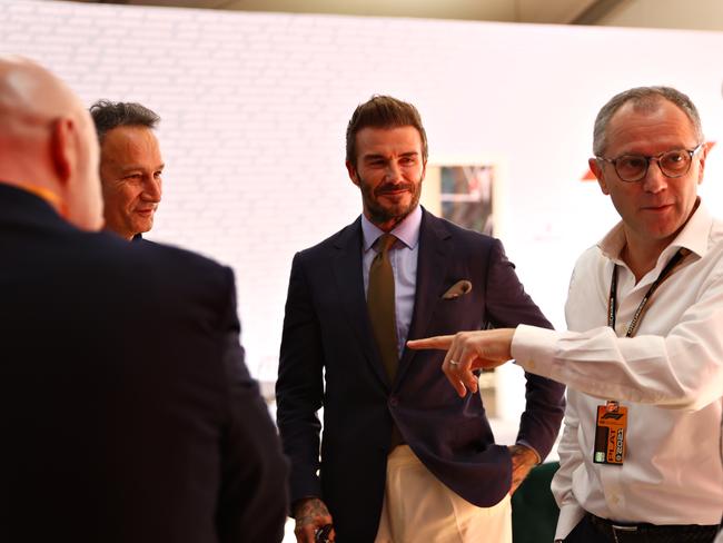 Beckham has not interacted with the media in his role as an ambassador. Picture: Dan Istitene /Formula 1 via Getty Images