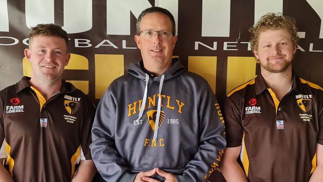 Harry Whittle (right) joined Huntly as a co-coach.