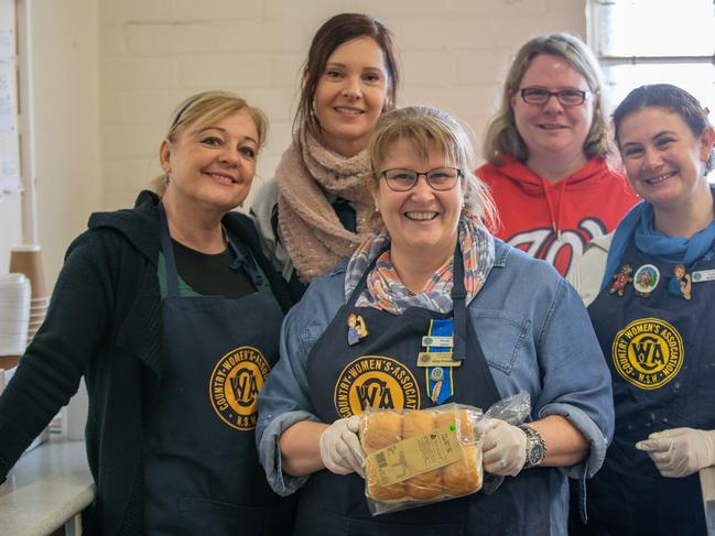 CWA’s Queanbeyan Evening branch. (Back) Sammi Woodford, Michelle Northover, Anita Pohl and Yasmin Medforth. (Front) Nicole Lyons. Members gave permission for this image to be used for promo purposes.