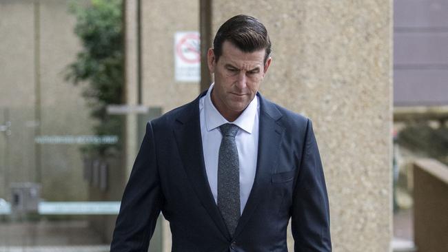 Ben Roberts-Smith arrives at the Supreme Court on April 22. Pic: Simon Bullard