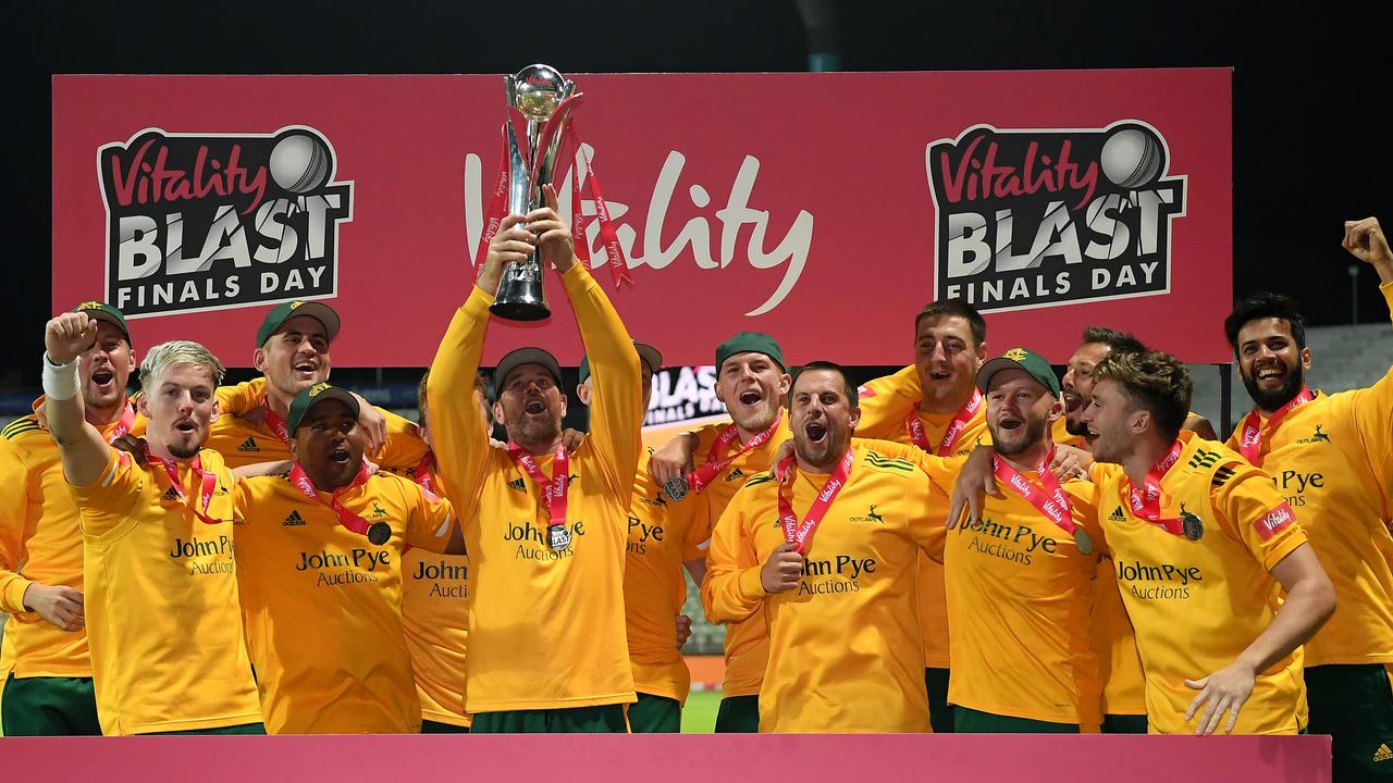 Dan Christian led Nottinghamshire to the Vitality Blast title this year.