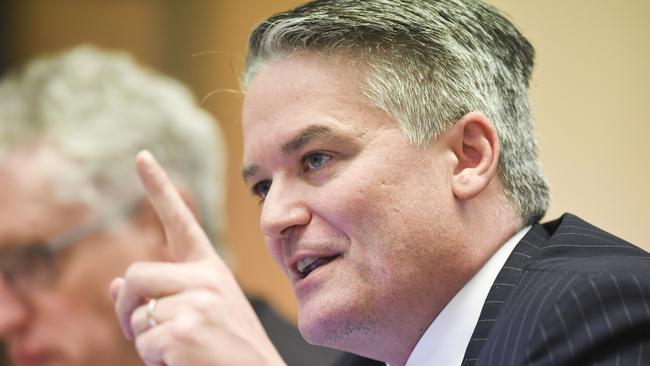 Australian Finance Minister Mathias Cormann. Picture: AAP