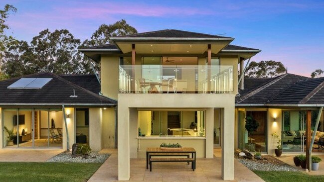 This Montecollum home is situated on 42 acres.