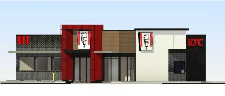 An architectural drawing of the proposed KFC at Tuggerah. Picture: supplied