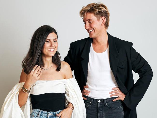 Jess Pecoraro and Elliot Garnaut are two of Australia’s most in-demand celebrity stylists. Picture: Supplied