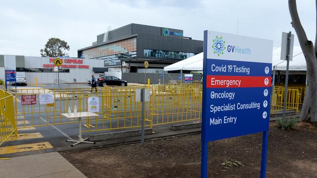 A young woman allegedly told staff at Goulburn Valley Health she had been raped following an incident in Shepparton. Picture: Andrew Henshaw