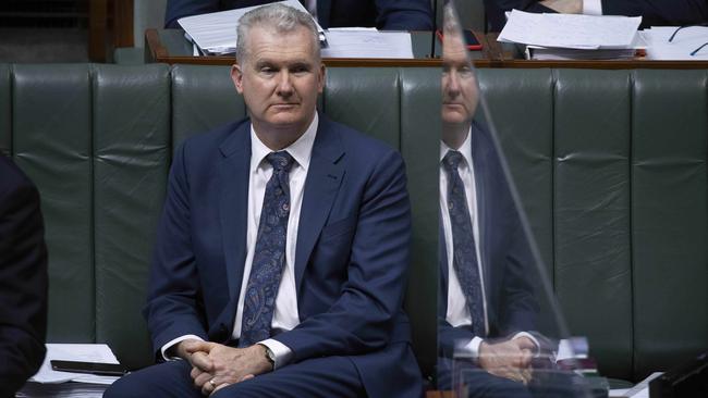 Workplace Relations Minister Tony Burke resisted Senate crossbench calls to delay parts of the industrial relations bill until next year. Picture: Gary Ramage