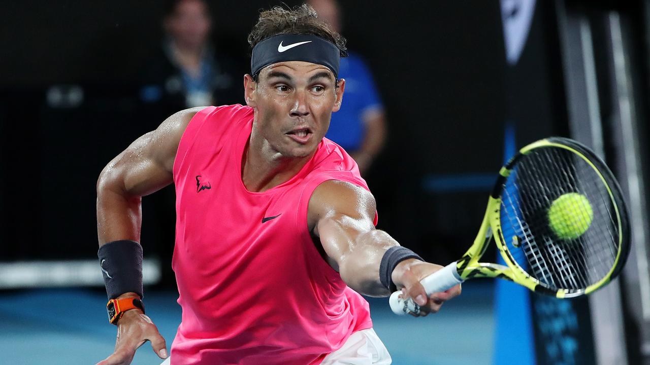 Rafael Nadal and co. could be back in action at Melbourne Park in February. Picture: Mark Stewart