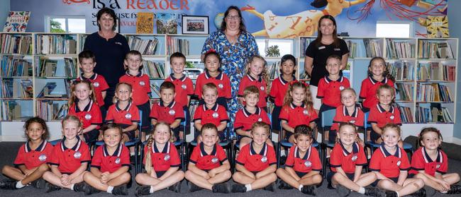 St. Francis Xavier Catholic Primary School Prep D Back row: Hudson, Patrick, Flynn, Tauriel, Aria, Noah, Ares, Zara Middle row: Greta, Sophie, Jett, Riley, William, Tannah, Alexandra, Astrid Front row: Maisie, Hadley, Brooklyn, Vivian, Lincoln, Cameron, Renny, Asta, Tully Mrs McLeod, Mrs DuToit, Ms Mackenzie Picture: Michaela Harlow.