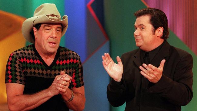 Molly Meldrum and Daryl Somers on Hey Hey It’s Saturday.