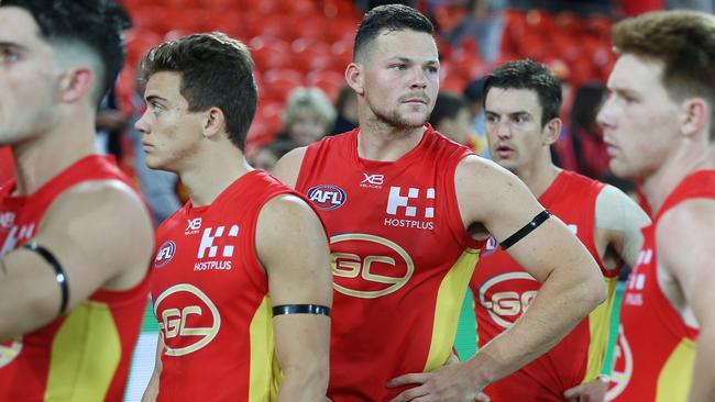 The Gold Coast Suns are locked in the bottom six. Picture: Getty Images