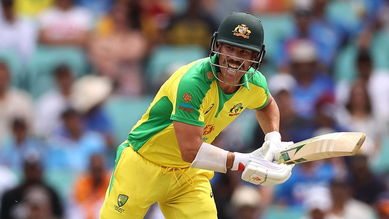 David Warner is battling to be fit for Boxing Day. Picture: Getty Images