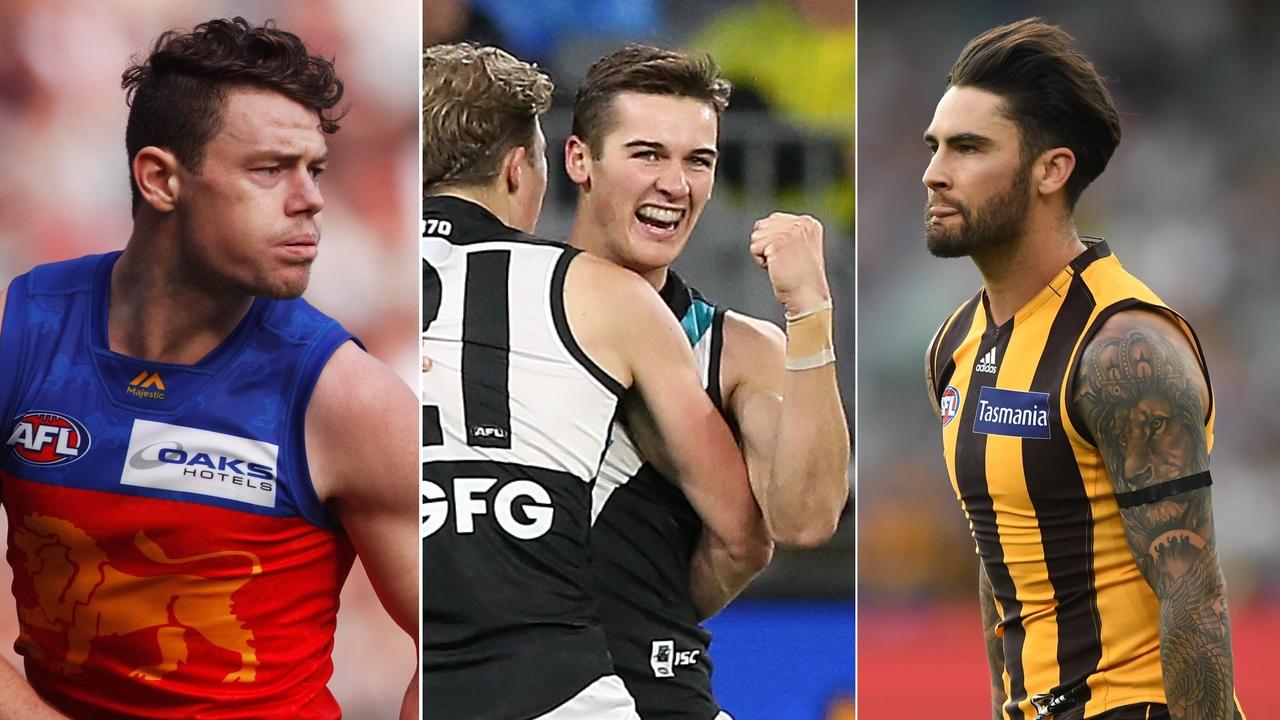 Assessing the trade and draft period: Brisbane, Port Adelaide and Hawthorn.