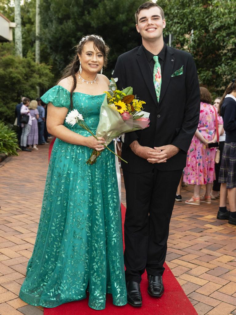 Mia Van Der Merwe and Zander Botha at Fairholme College formal, Wednesday, March 29, 2023. Picture: Kevin Farmer