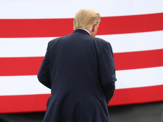 President Donald Trump leaves after speaking about the environment during a stop at the Jupiter Inlet Lighthouse on September 8, 2020 in Florida. Picture: Joe Raedle/Getty/AFP