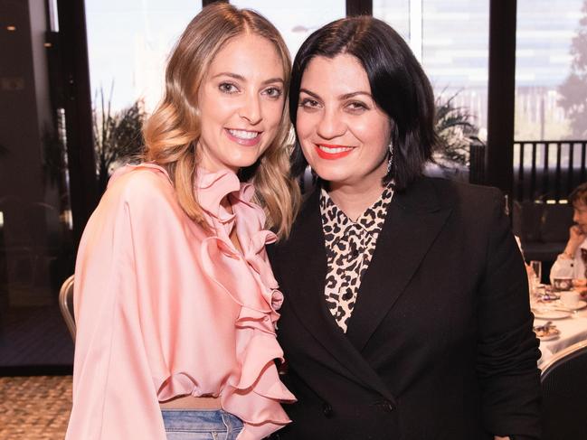 SOCIAL PICS.  Talia Piscioneri and Mirella Romano  at  Adelaide Hilton High Tea for Embrace Kids on November 6, 2019 Pictures: Matthew Kroker.