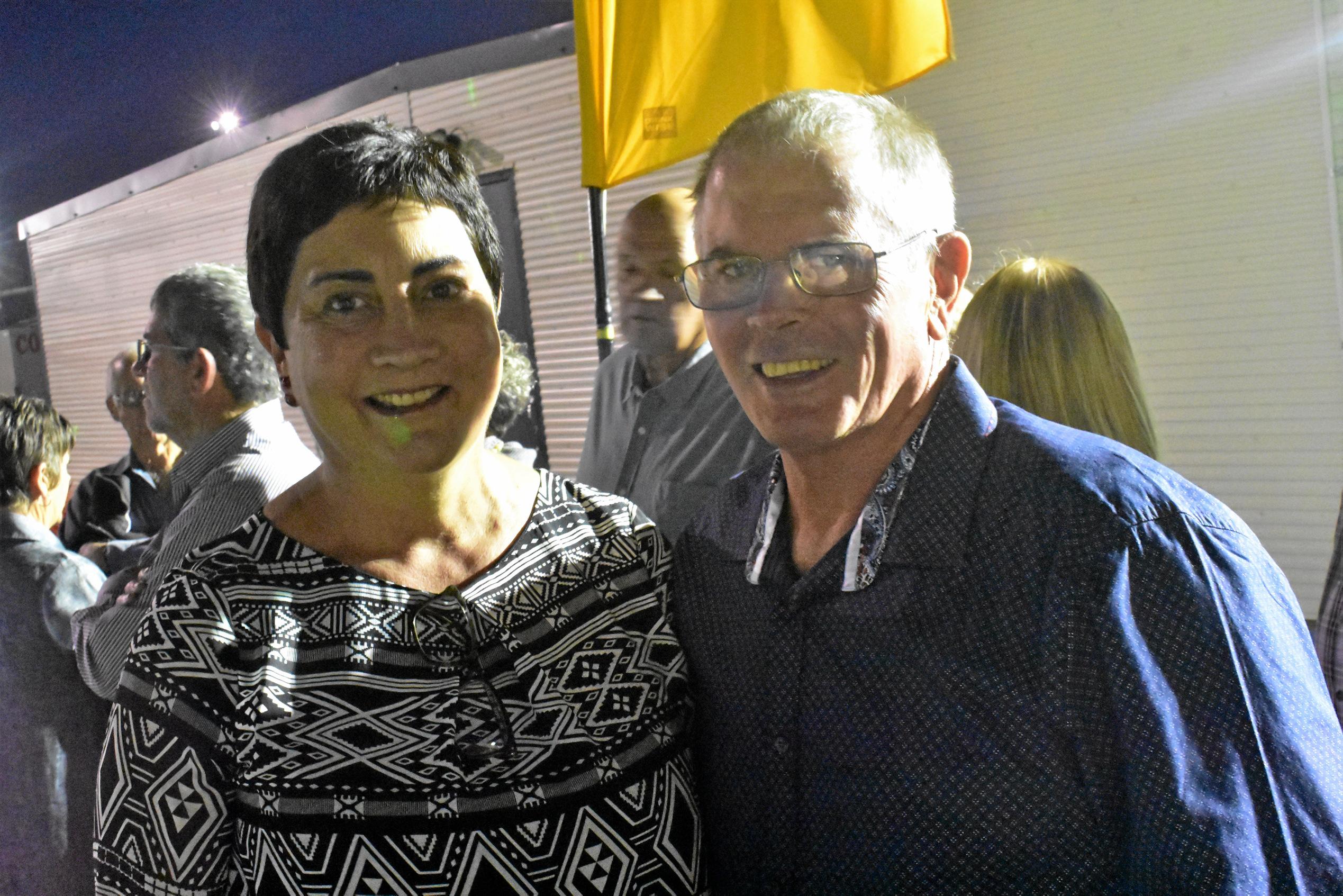 John and Larise Kennedy. Picture: Jorja McDonnell