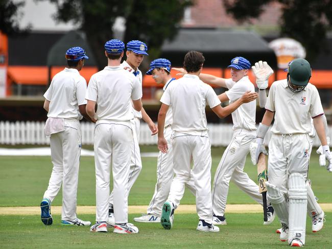 GPS First XI cricket between Nudgee College and Ipswich Grammar School.Saturday February 4, 2023. Picture, John Gass