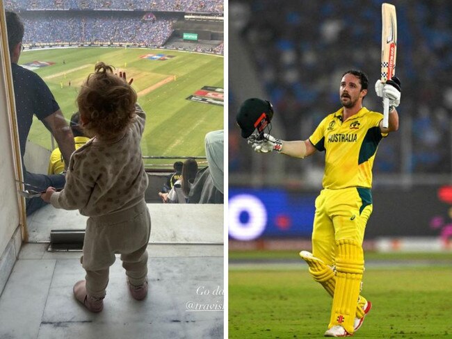 Milla celebrates dad's World Cup heroics. Photos: Instagram/Getty Images