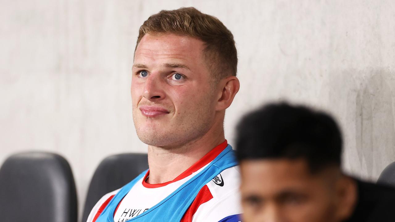 George Burgess spent plenty of time on the sidelines during his stint at the Dragons. Picture: Mark Kolbe/Getty Images