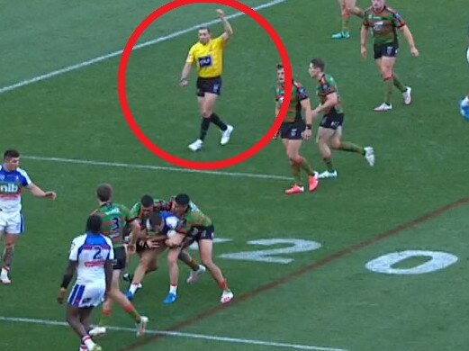 Ben Cummins signalled six again but luckily he had the captain's challenge.