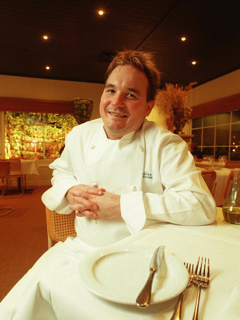 Chef Russell Armstrong of Tables at Toowong, 1996.