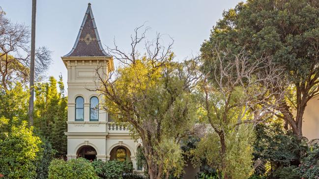 One of the Johnston St ‘witches houses’ in Annandale, so-called because the spires resemble witches’ hats, sold for $6.61m.