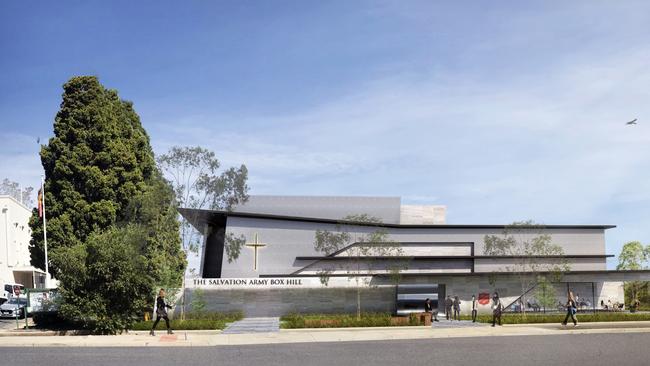 The new church will be built next to Box Hill Town Hall.