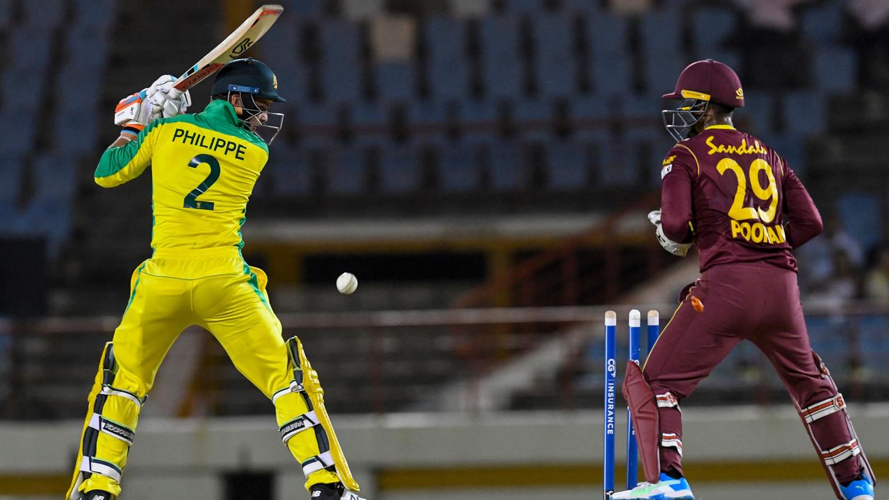 Josh Philippe didn’t enjoy success in the West Indies. Picture: Randy Brooks / AFP