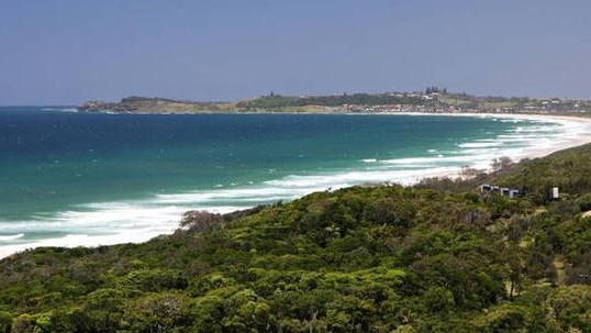 The view to Lennox Head.