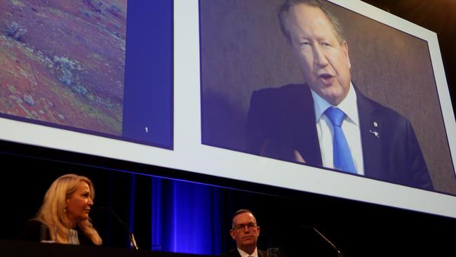 Andrew Forrest let the cat out of the bag with the December figure, forcing Fortescue Metals to disclose to the market. Picture: Colin Murty/The Australian