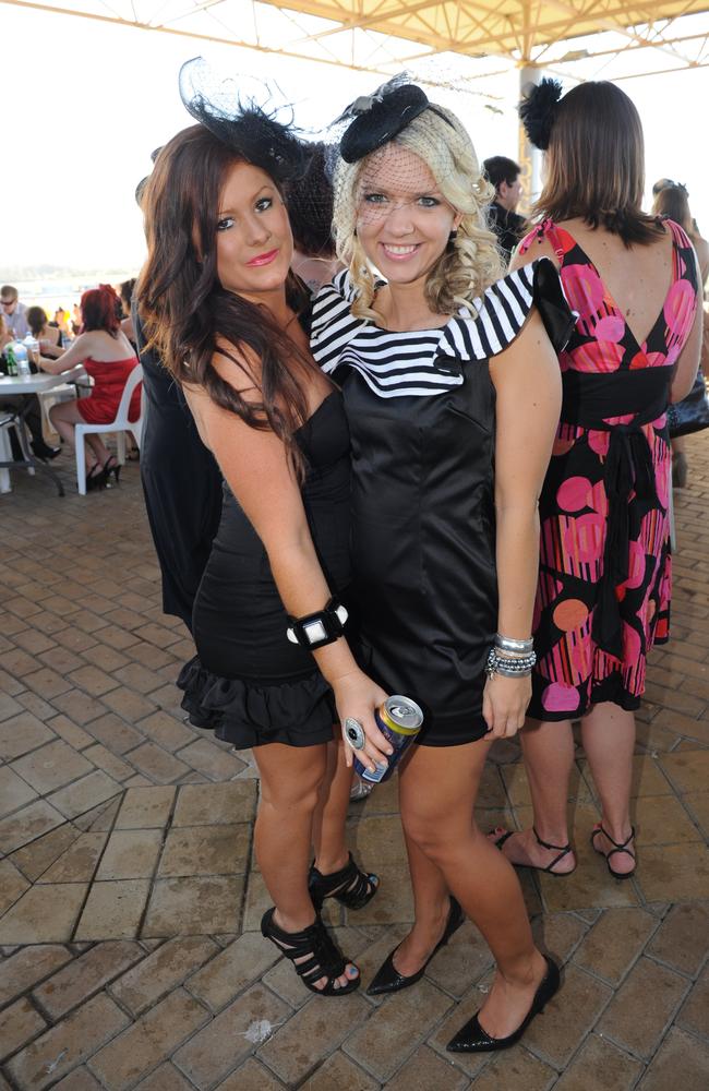Kristel Ford and Jenna Murphy in 2011. Picture: Che Chapman