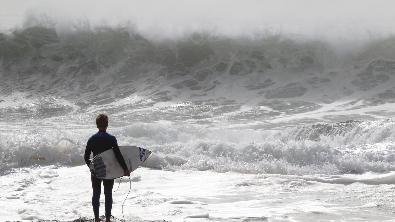 Erosion at DBah and Snapper Rocks. Picture: Mike Batterham