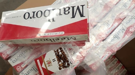 More than 45 million illicit cigarettes seized in five days across two states: Picture ABF