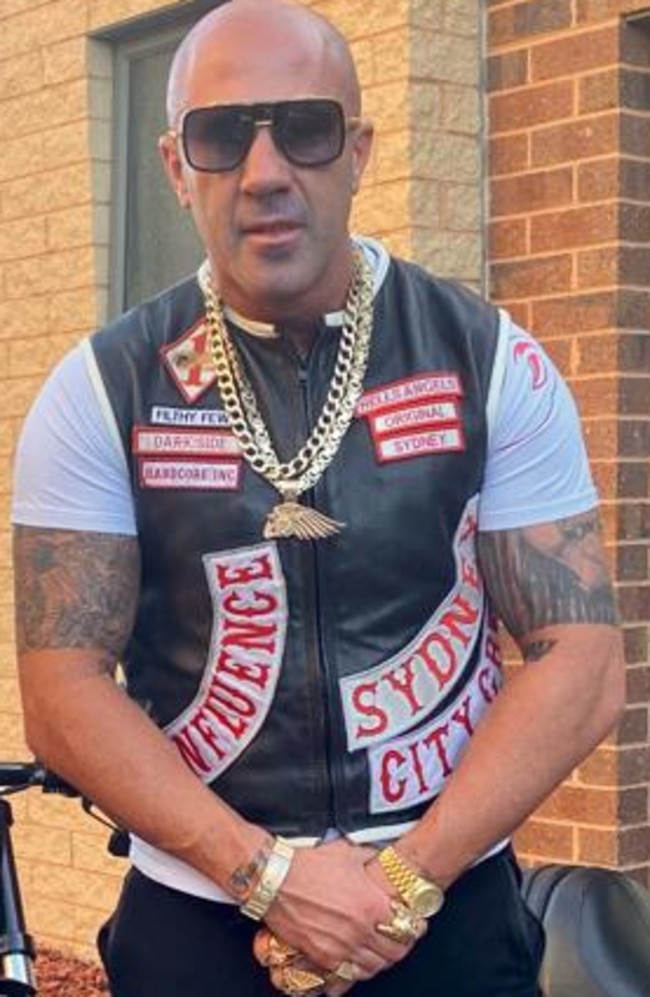 Former Hells Angel Luke Moloney.