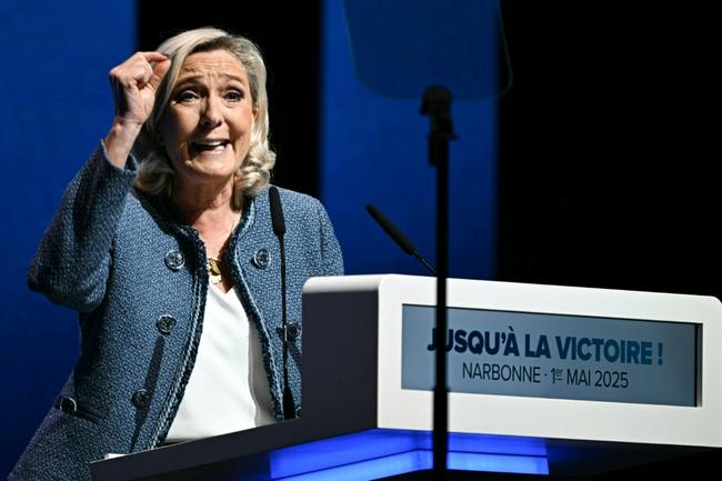 Veteran far-right leader Marine Le Pen is riding high in the polls