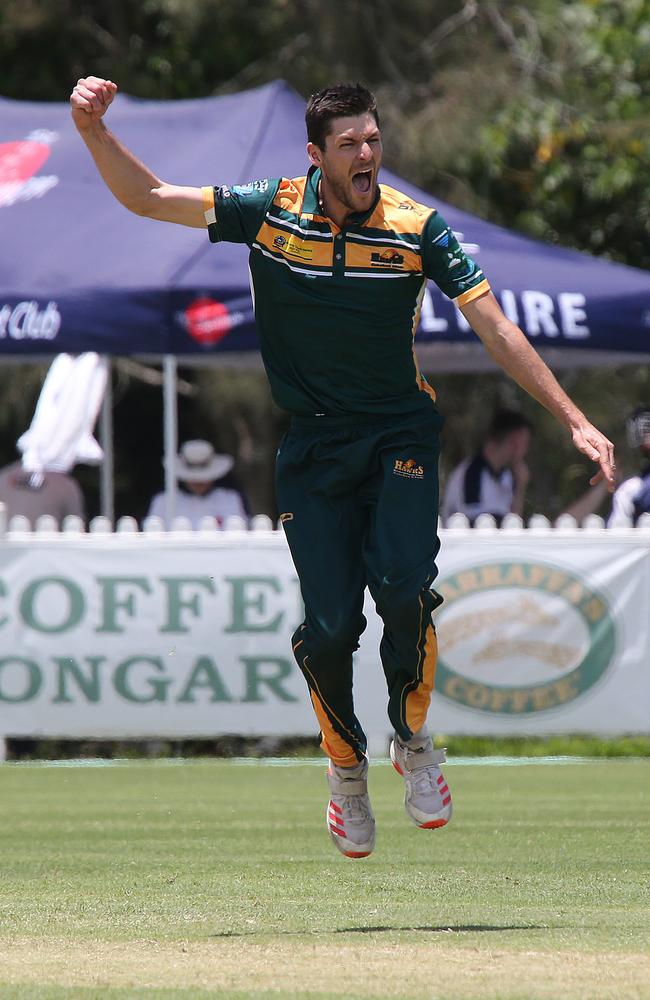 Helensvale bowler Ryan Maloney. Photo: Mike Batterham.