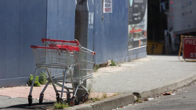 TROLLEYS are a major issue across the Hornsby CBD with trolleys being disgared and left outside small businesses and on pathways.